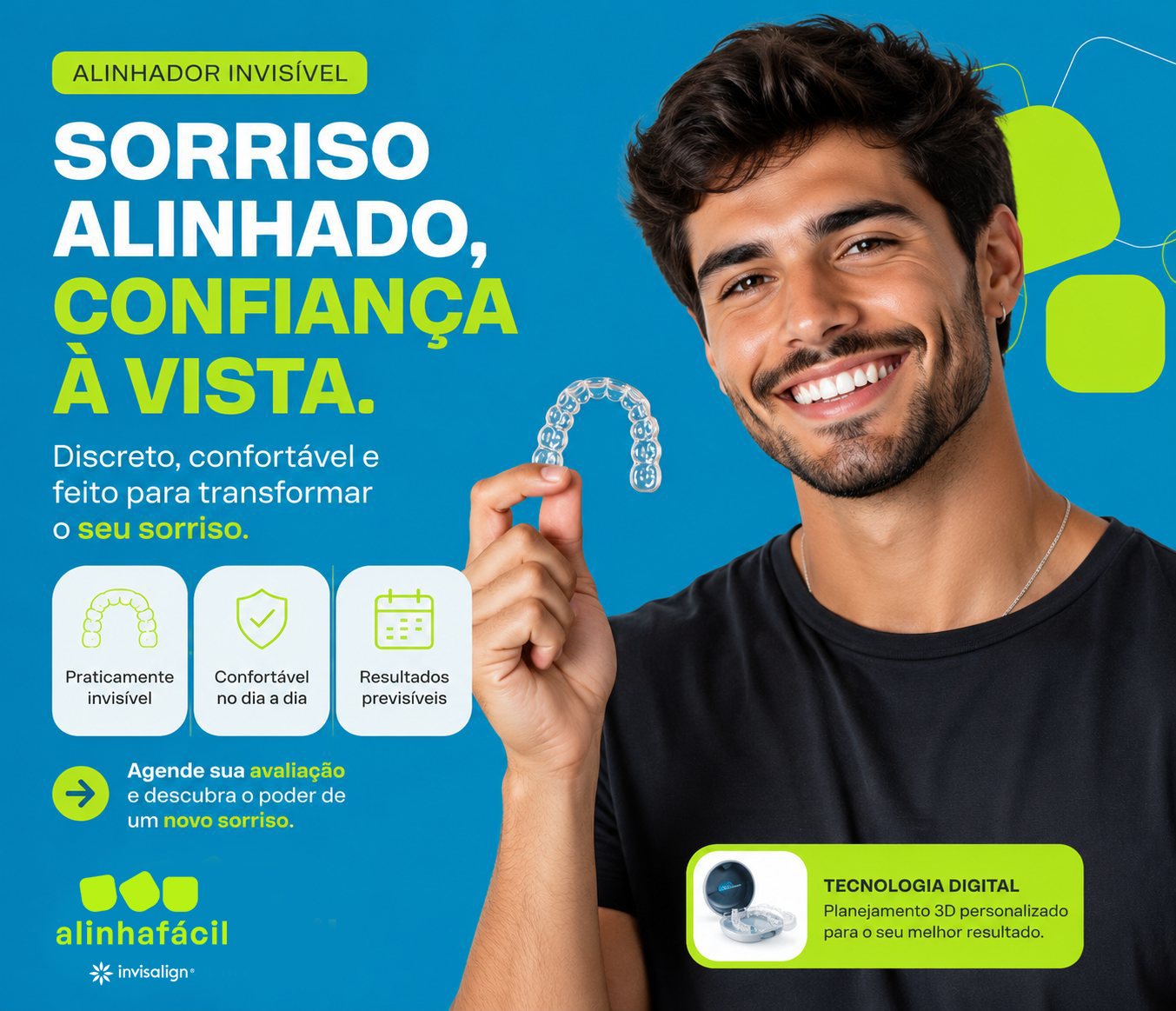 Post de rede social alinhafácil