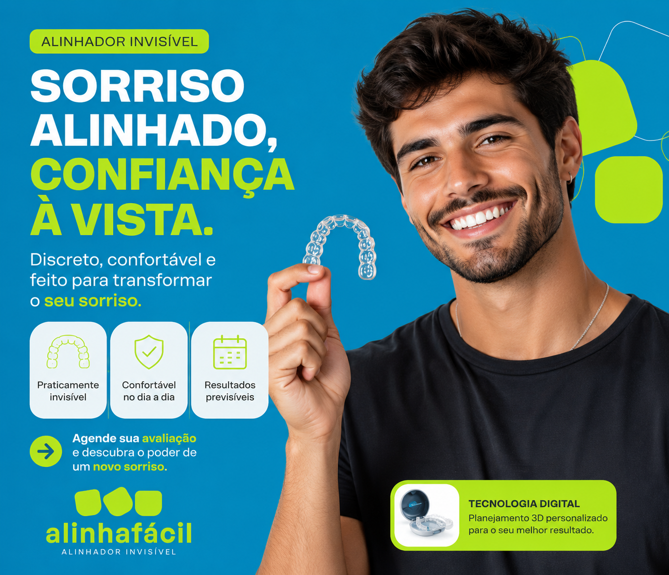 Post de rede social alinhafácil
